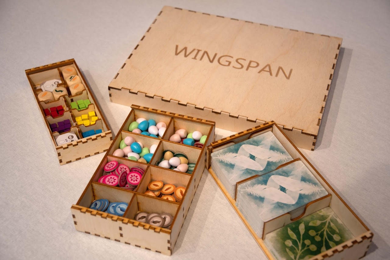 Wingspan Box and Organizer Etsy