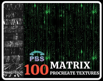 100 Procreate Matrix Texture, Matrix Texture For Procreate, Matrix Texture Brushes, Matrix Texture Procreate