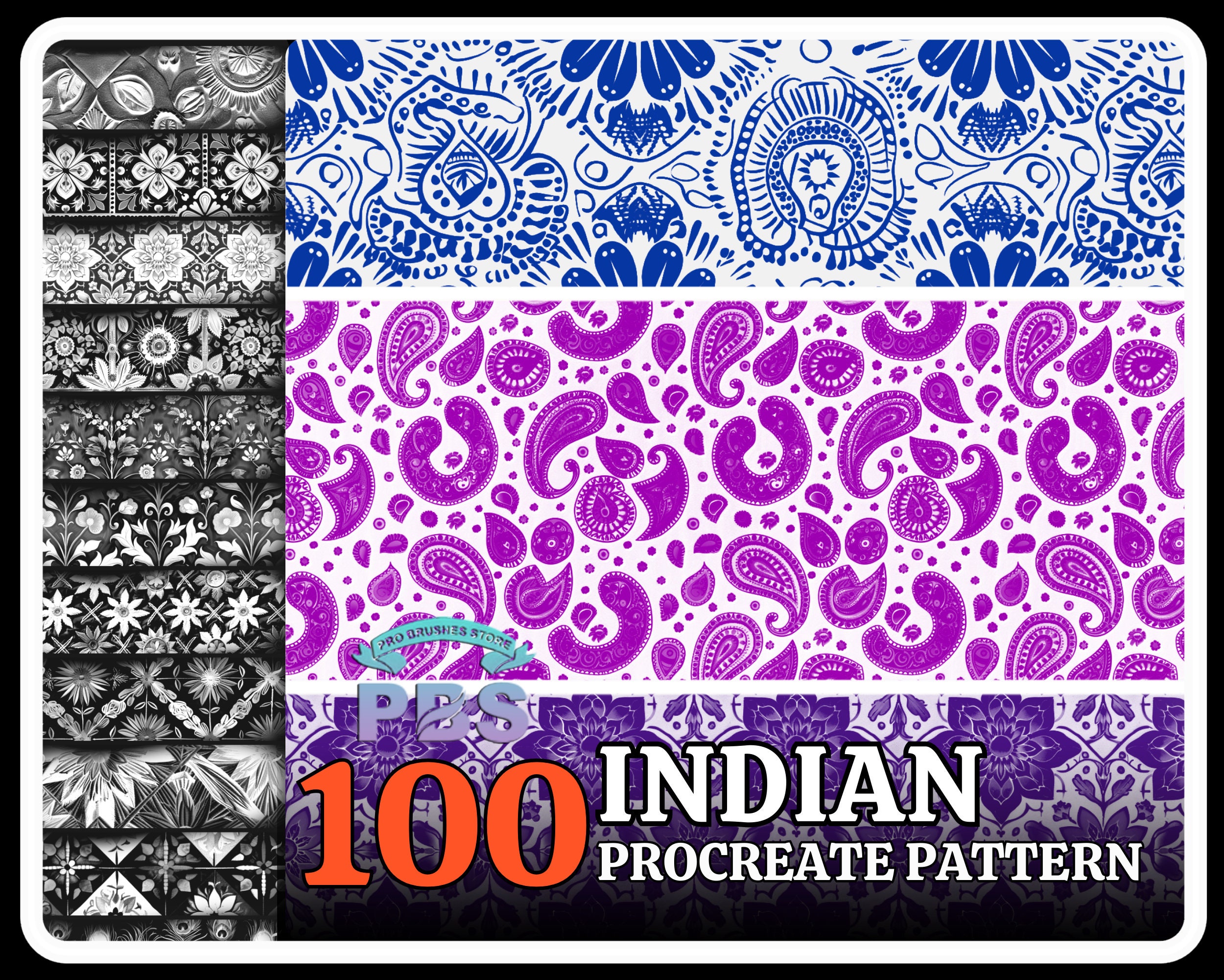 Indian Pattern - Etsy New Zealand
