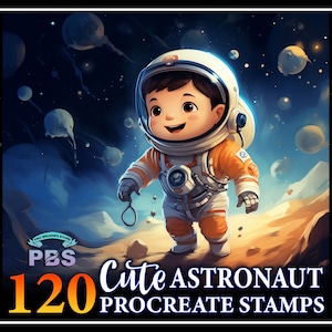 120 Sellos de astronauta lindos procreados, sellos de astronautas lindos para procrear, sello espacial para procrear