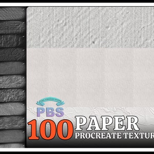 100 textures de papier pour procréer, textures de papier pour procréer, pinceaux à papier, papier pour procréer