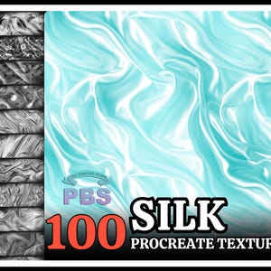 100 Procreate Silk Texture, Wicker Silk For Procreate, Silk Texture Brushes, Silk Texture Procreate