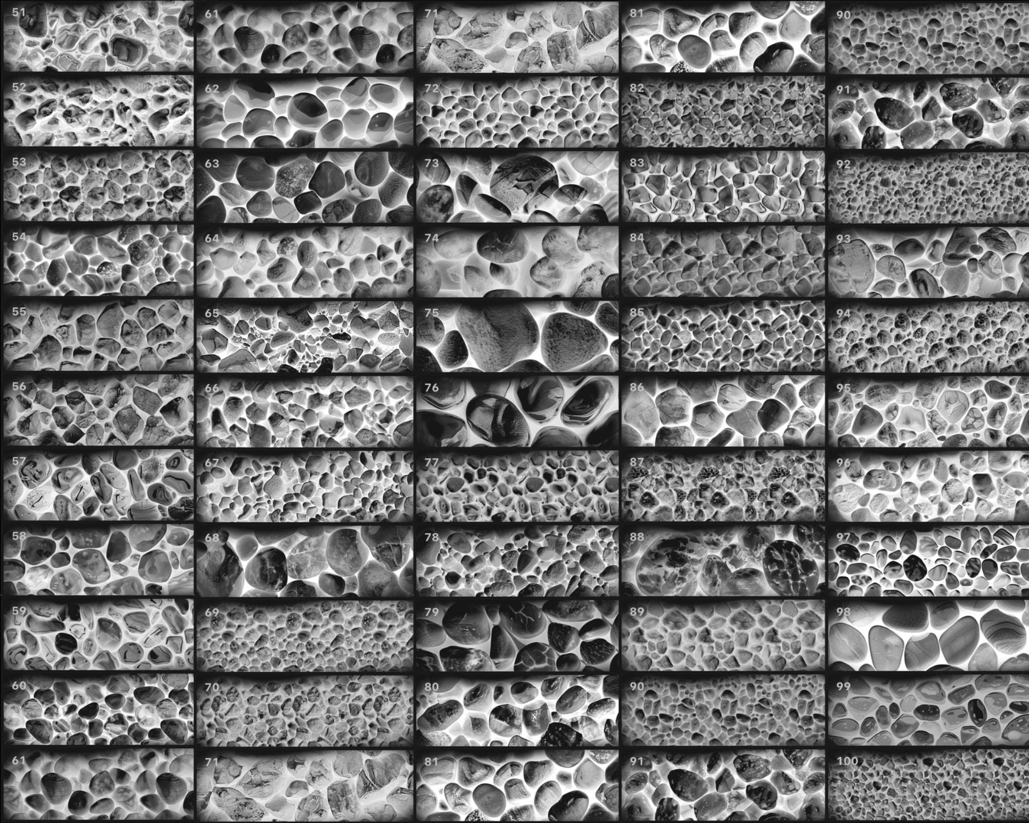 100 Procreate Pebbles Texture Brushes (digital Download) - Etsy