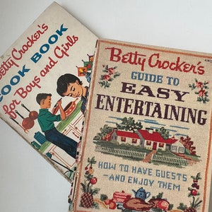 Vintage Betty Crocker Cook Books (Set of 2) ***1st Editions***