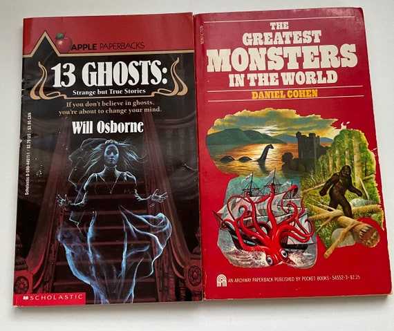 13 Ghosts: Strange but True Stories/the Greatest Monsters in the World (set  of 2) - Etsy