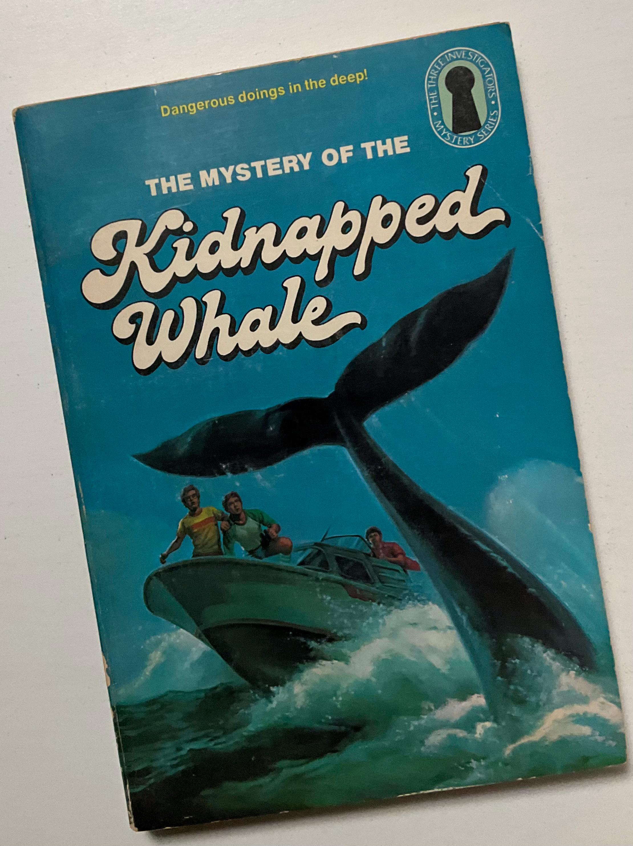The Three Investigators #35 (Keyhole Cover) - The Mystery of the Kidnapped Whale