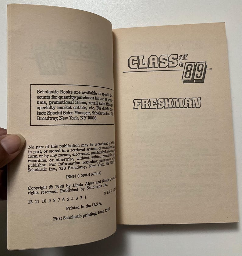 Class of '89 Series (complete Set of 4) ***hard to Find Set*** - Etsy