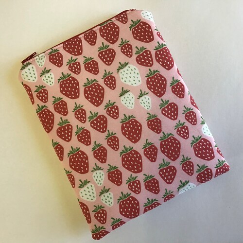 Padded Book Sleeve With Zipper Etsy