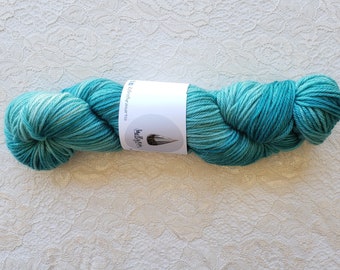 Sea Foam Hand-dyed Superwash Merino Yarn- DK Weight