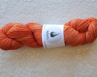 Marmalade Hand-dyed Superwash Merino Wool Yarn- Fingering/Sock Weight