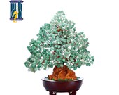 Green Aventurine Crystal Tree Feng Shui Tree Crystal Gemstone Tree Money Tree Lucky Tree