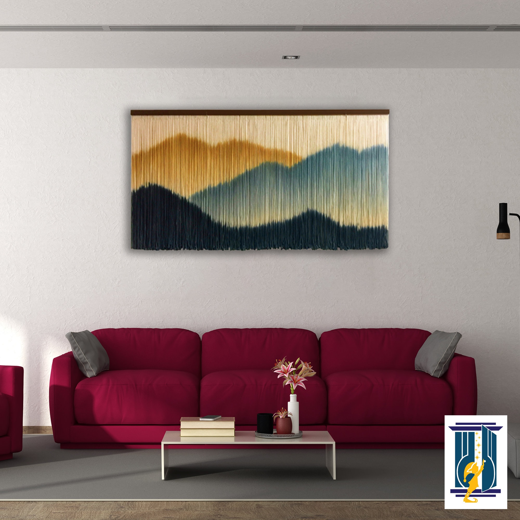 Tapestry Wall Hanging Art Hand Woven Home Living Room Bedroom Etsy