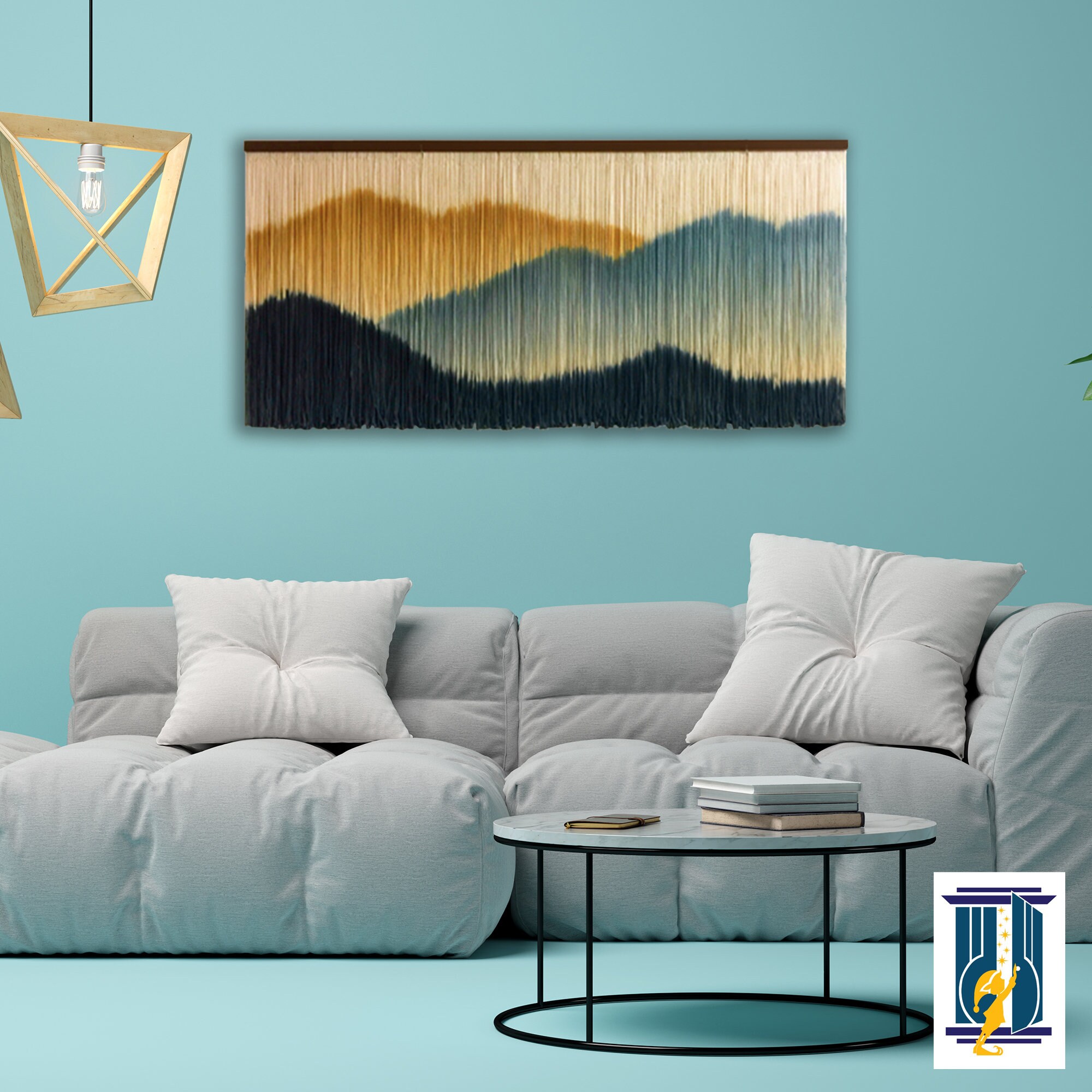 Tapestry Wall Hanging Art Hand Woven Home Living Room Bedroom Etsy