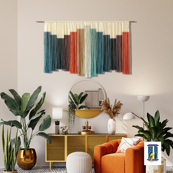 Tapestry Wall Hanging Hand Woven dyeing tapestry Bohemian Woven