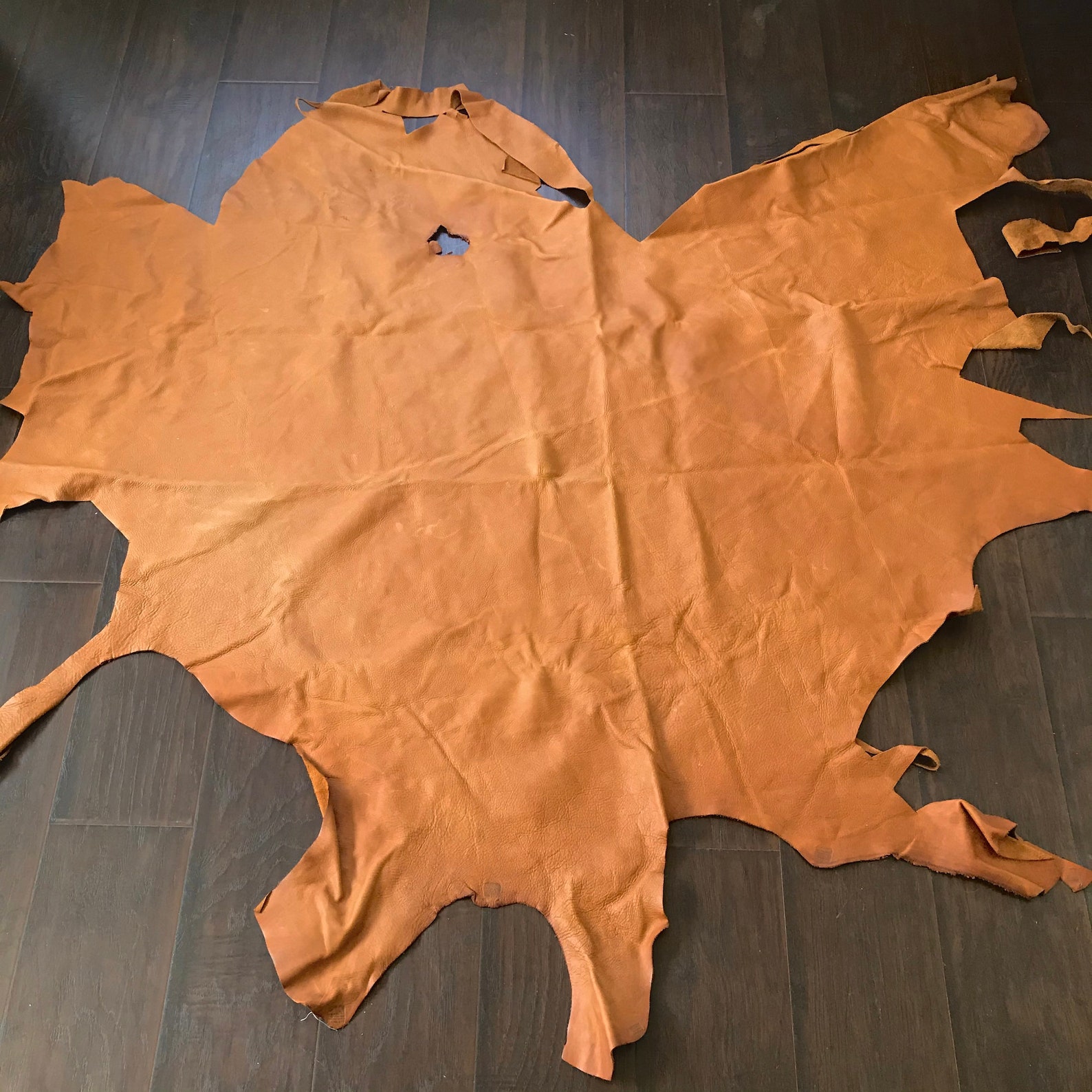 Leather partial hide all vegetable tanned and dyed Etsy