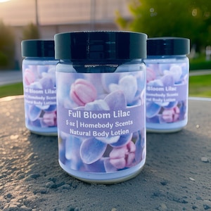 Full Bloom Lilac Body Lotion: Shea & Cocoa Butter, Vegan