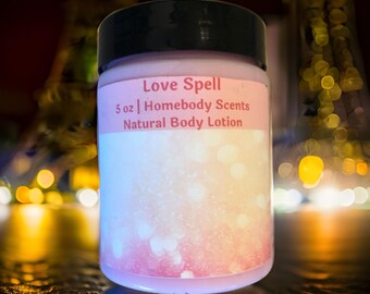 Love Spell Body Lotion: Shea Butter, Fruity Scent