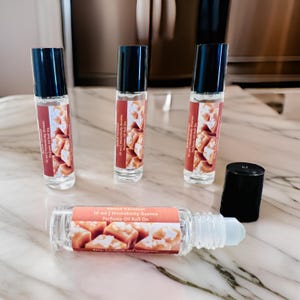 Salted Caramel Perfume Oil Roll On: Sweet Candy Scent (10 ml)