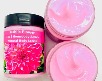 Dahlia Flower Body Lotion, Dahlia Lotion, Floral Body Butter, Floral Body Cream, Floral Moisturizer, Dahlia Scent