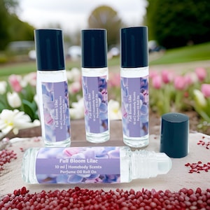 Full Bloom Lilac Perfume Oil Roll On - Floral Scent (10 ml)