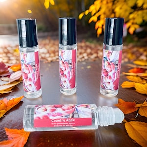 Country Apple Perfume Oil Roll On: Fruity Fall Scent (10 ml)