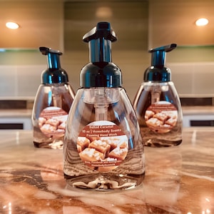 Salted Caramel Foaming Hand Soap: 10 oz Candy Soap