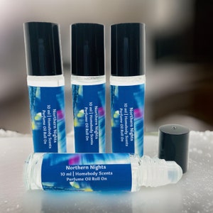 Northern Nights Perfume Oil Roll On: Pine, Cypress, & Bayberry (10 ml)