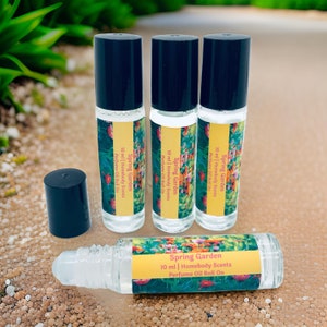 Spring Garden Perfume Oil Roll On: Floral Scent, 10 ml