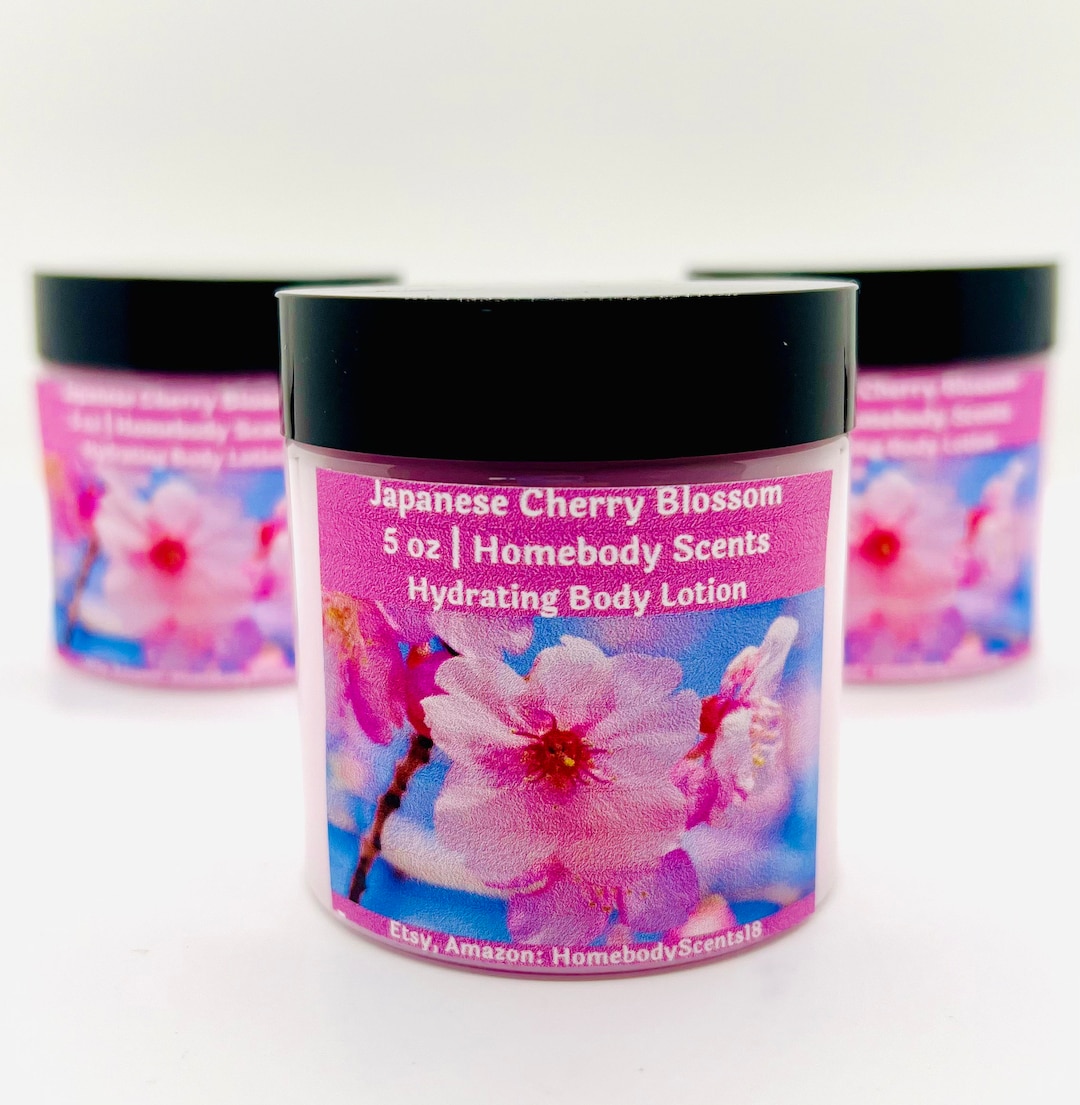 Japanese Cherry Blossom Lotion Japanese Cherry Blossom Body Etsy