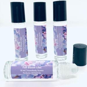 Full Bloom Lilac Perfume Oil Roll On 10 ml, Lilac Perfume Oil, Travel Size Lilac Perfume, Flower Perfume, Lilac Perfume Oil