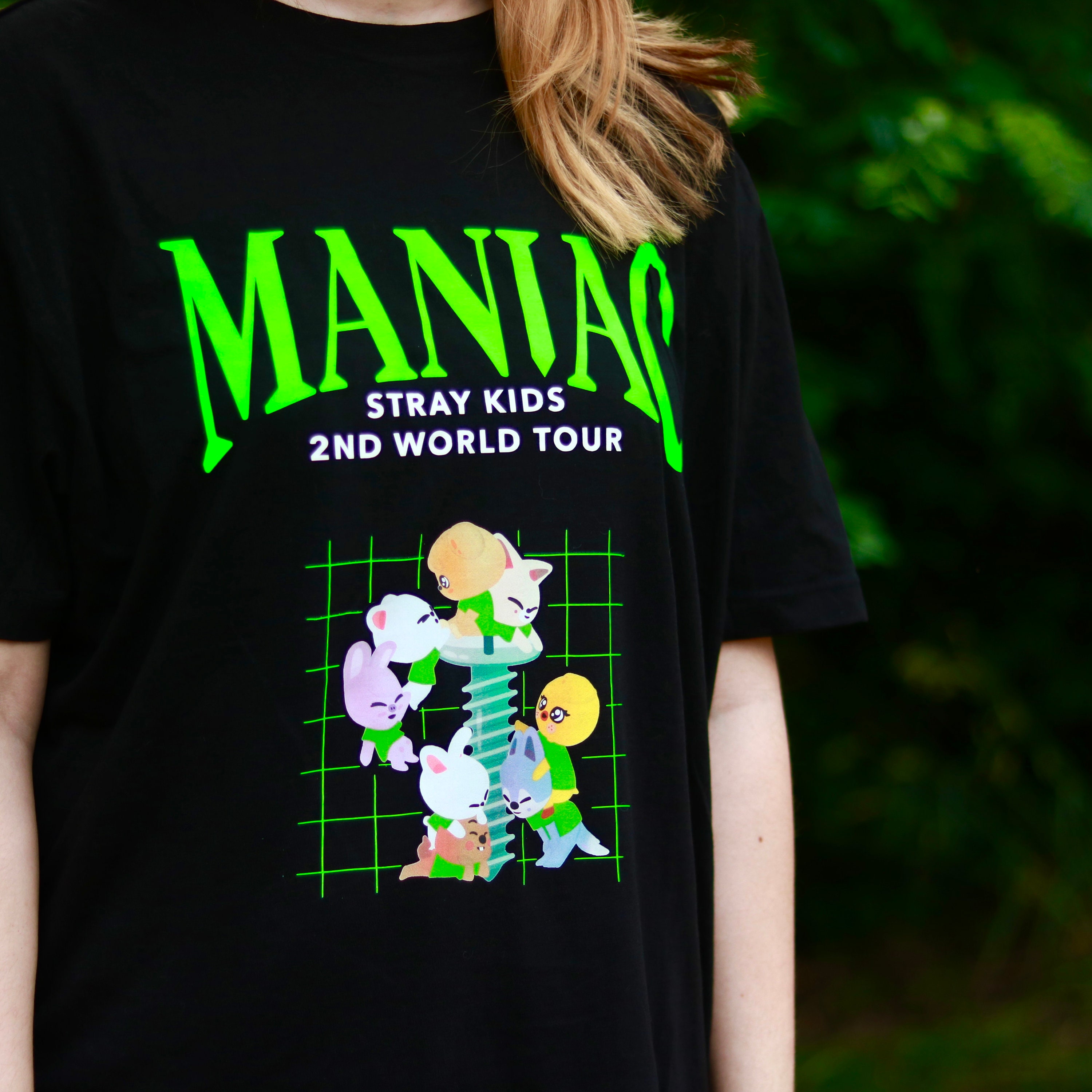 Skzoo Maniac World Tour T-shirt // Stray kids - Etsy 日本