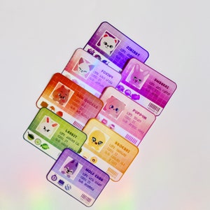 Skzoo ID card holo Stickers // Stray Kids