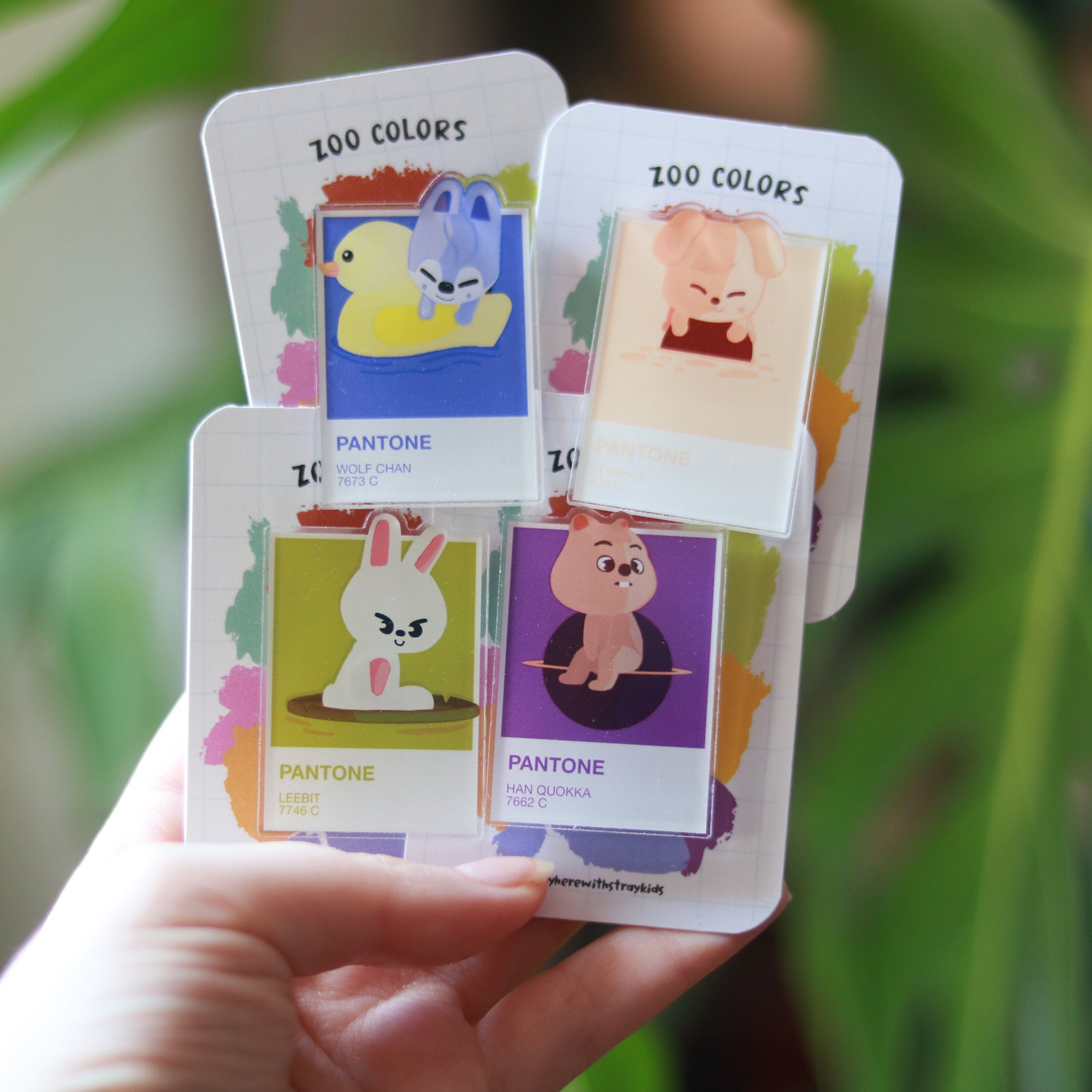 Zoo Colors Pins // skzoo