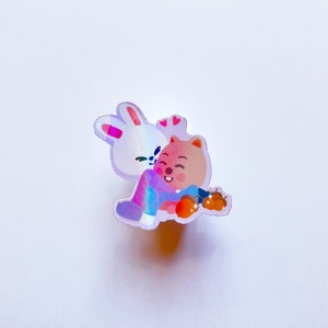 Minsung Holo Stickers // Stray Kids