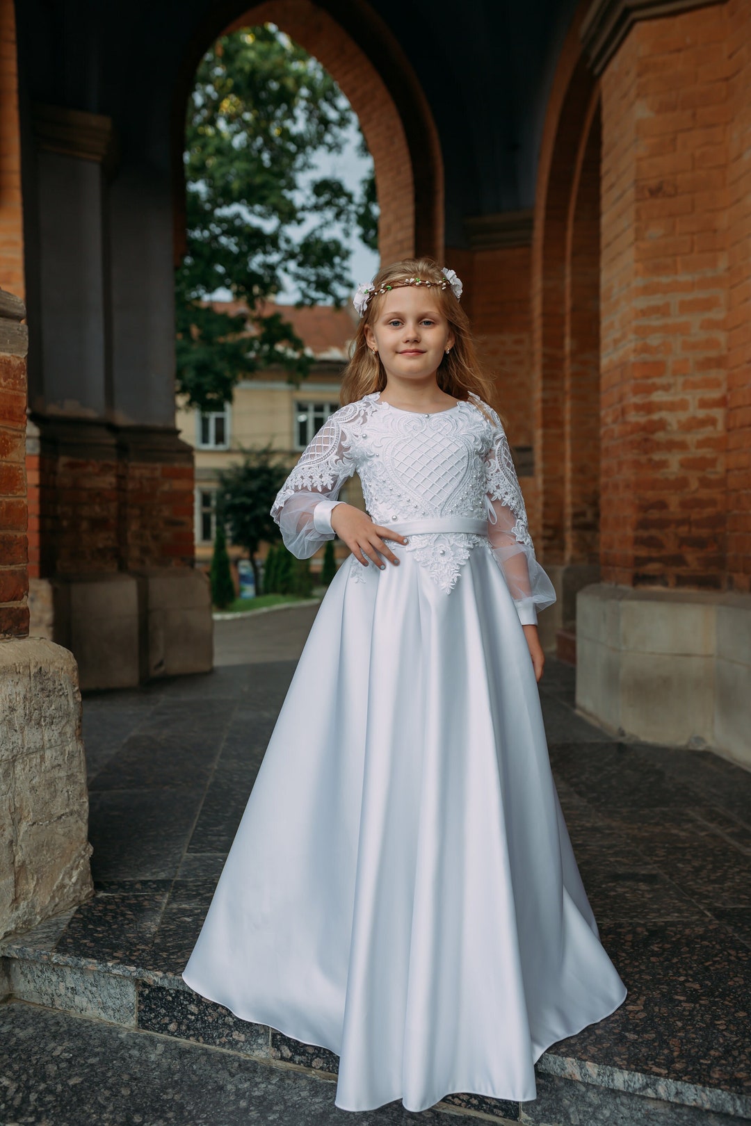 Robe de communion ikks hot sale