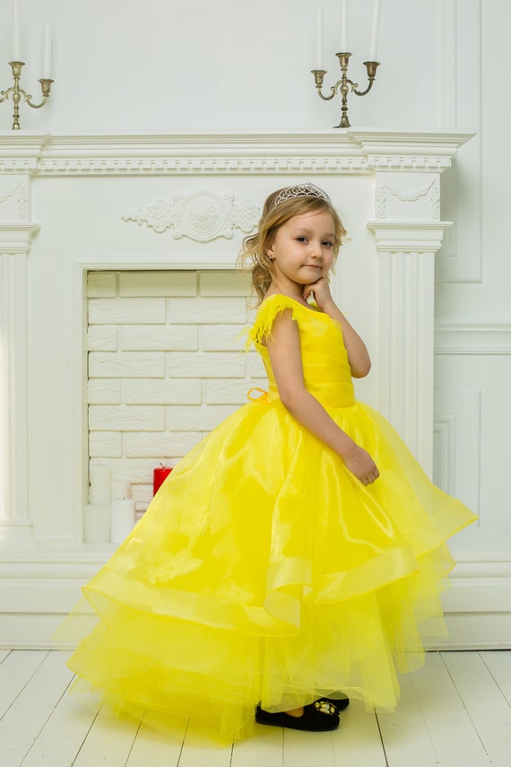 bright yellow dress