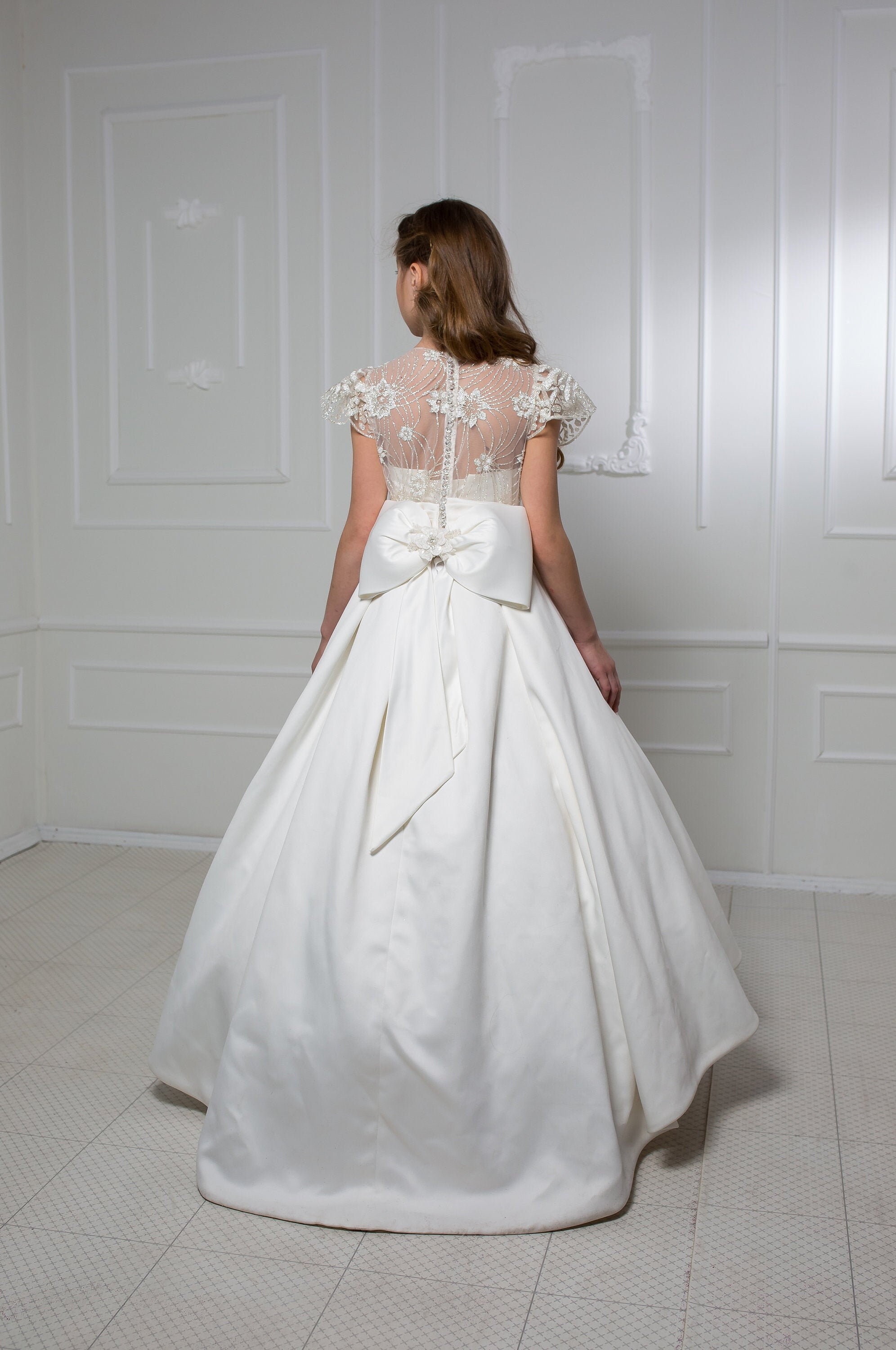 Off White First Communion Dress Holy 