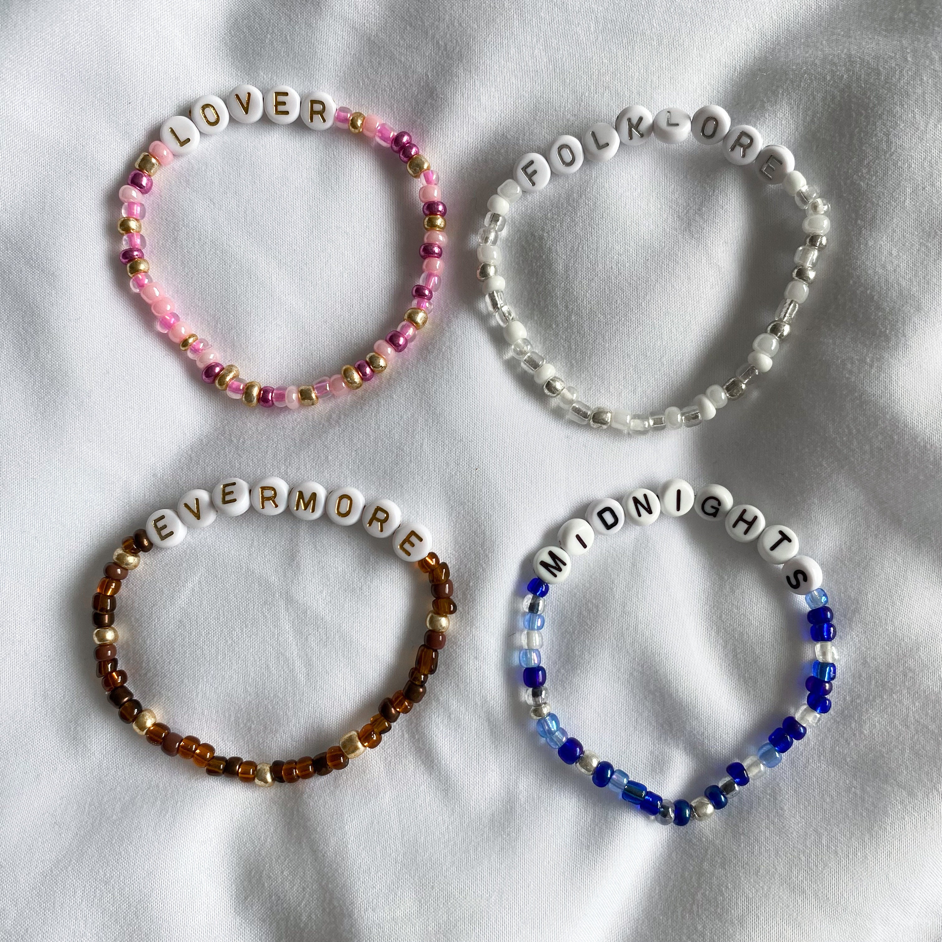 Eras Tour Friendship Bracelets | Taylor Swift Stretch Kandi Beaded