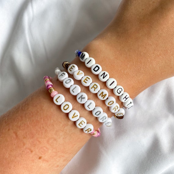Eras Tour Friendship Bracelets | Taylor Swift Stretch Kandi Beaded
