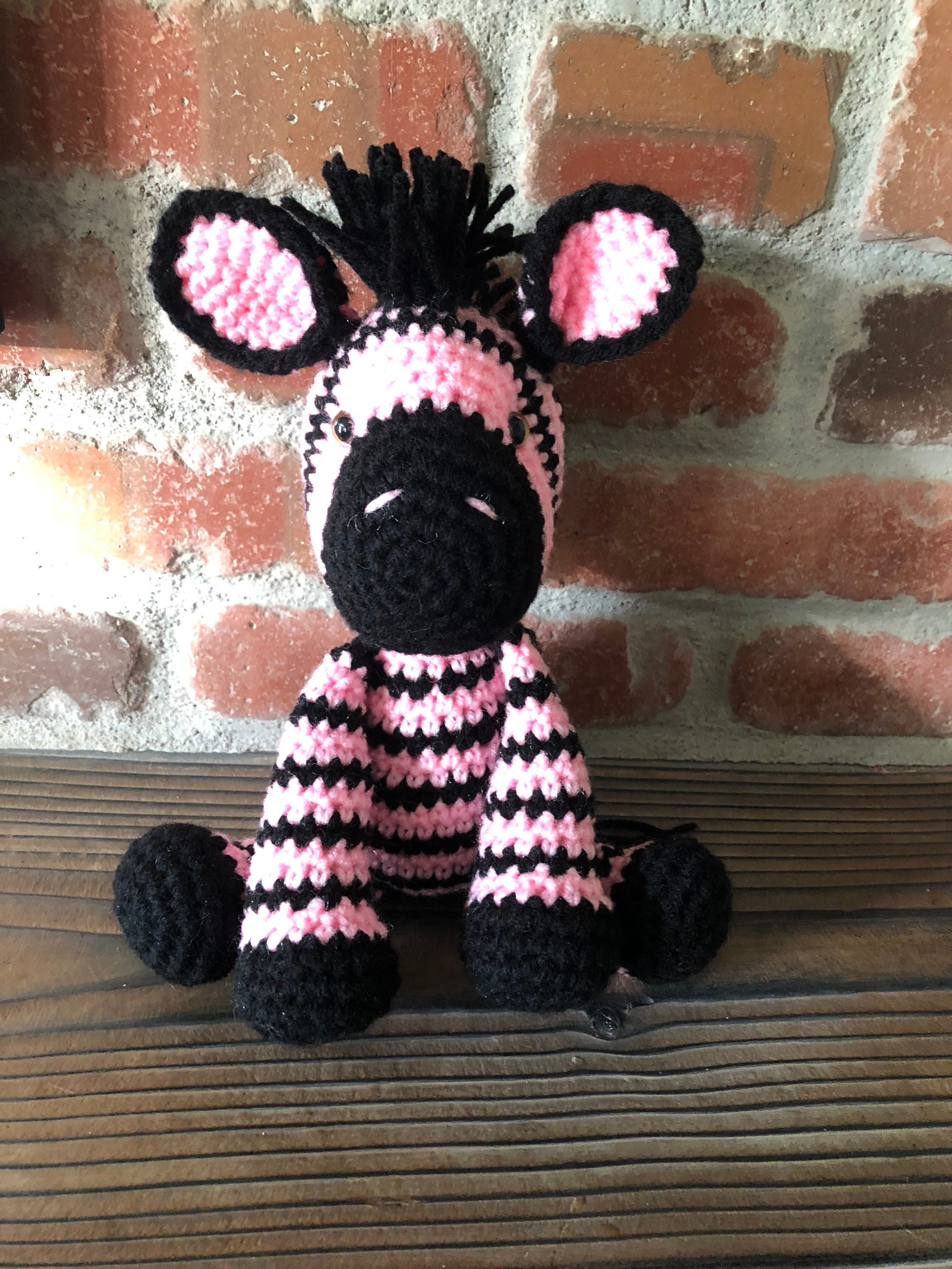 Bubblegum the Zebra Etsy