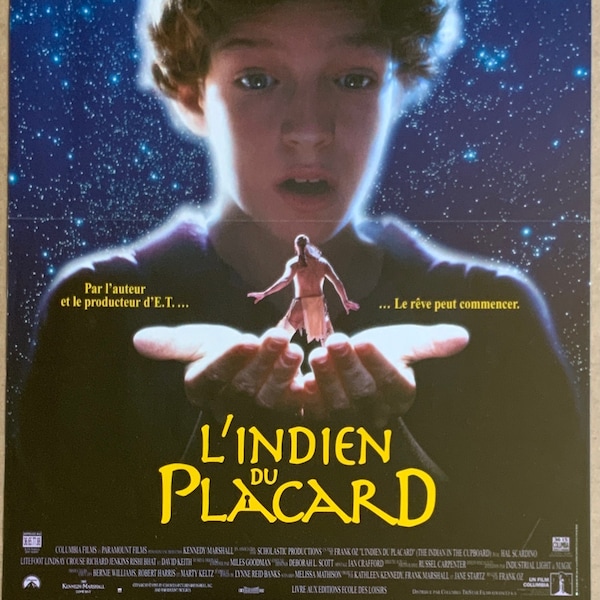 The Indian In The Cupboard (L'indien Du Placard) Original 1995 French Poster 21"x15"
