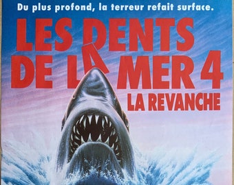 Jaws 4 (Les Dents De La Mer 4) Original 1987 French Poster 21"x15"