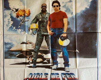 Iron Eagle (Aigle De Fer) Original 1986 French Poster 63"x47"
