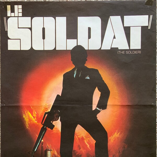 The Soldier (Le Soldat) Original 1982 French Poster (Collector) 21"x15"