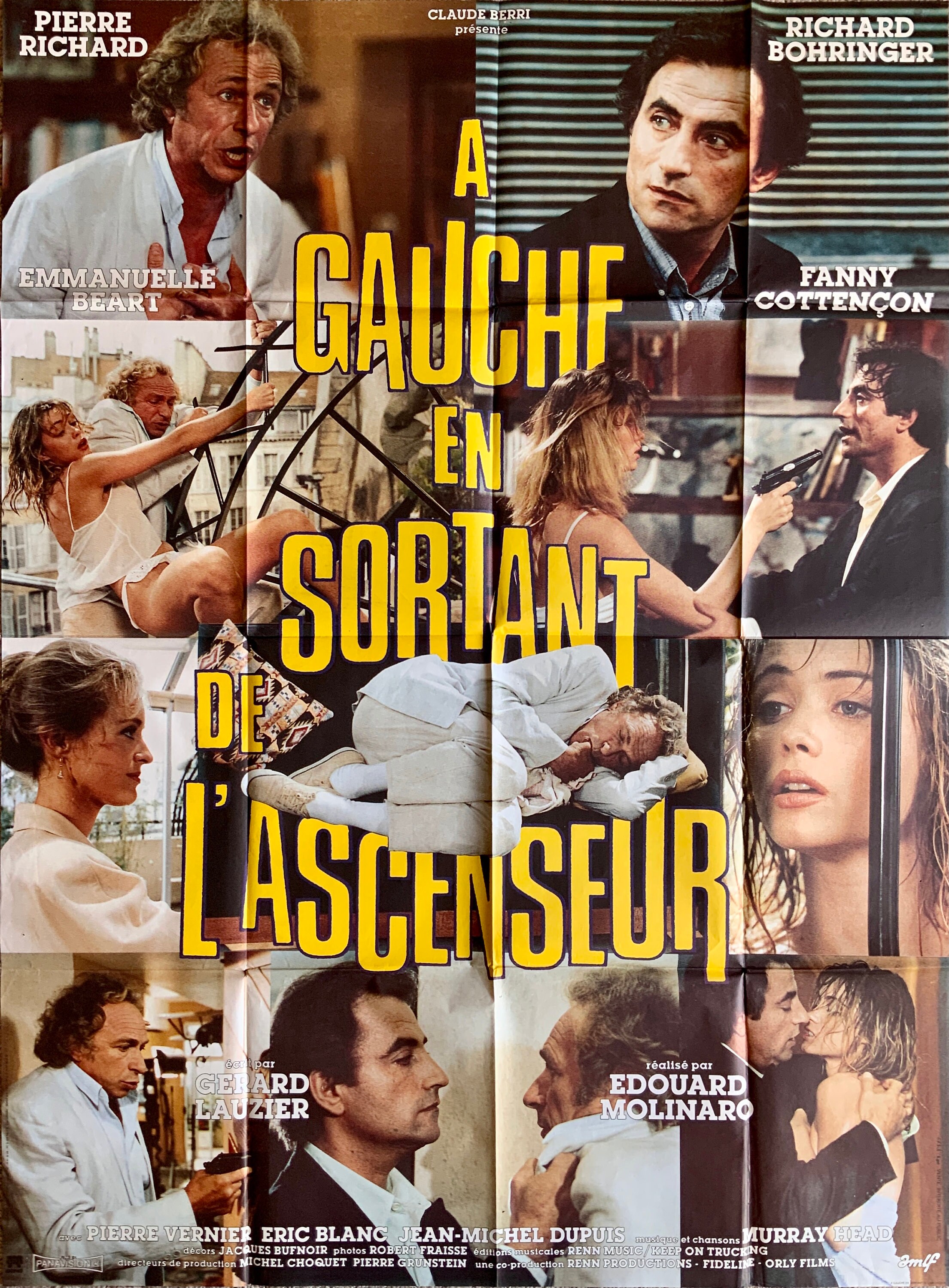 A Gauche En Sortant De L Ascenseur Film A Gauche En Sortant De L'Ascenseur Original 1988 French | Etsy