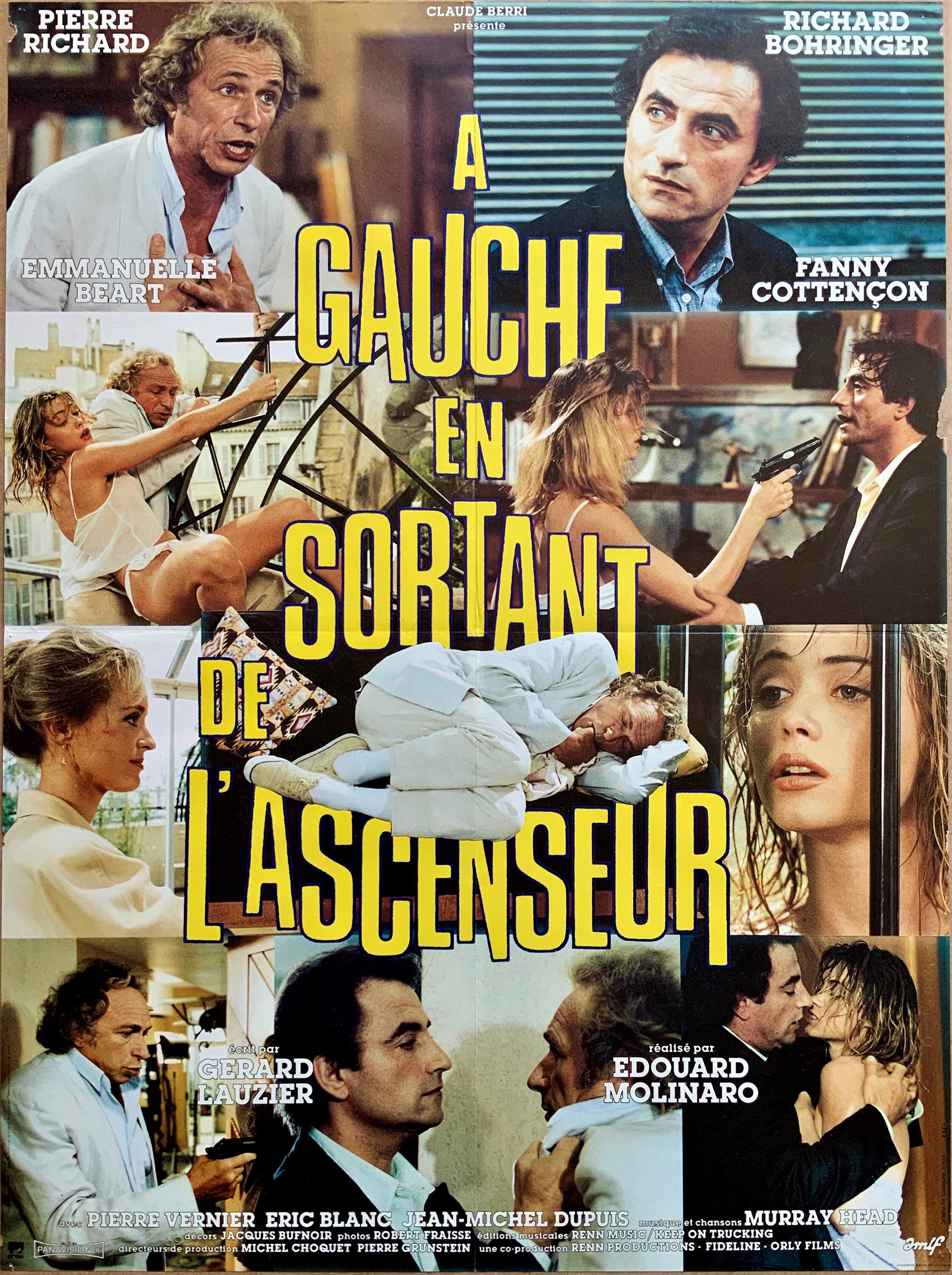à Gauche En Sortant De L Ascenseur A Gauche En Sortant De L'ascenseur Original 1988 French | Etsy