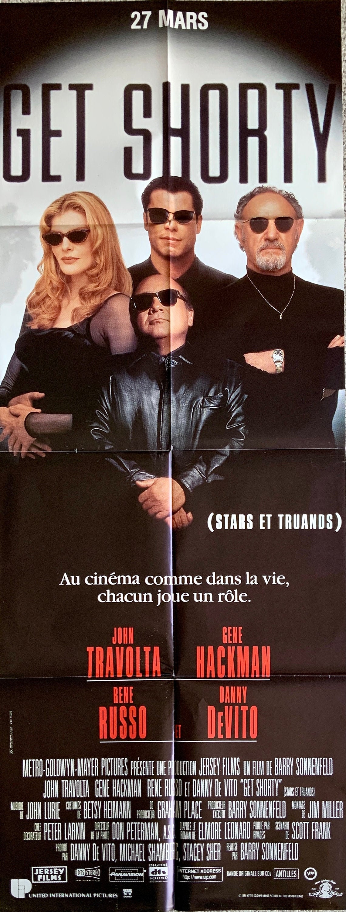 Get Shorty (1995) Original One-Sheet Movie Poster - Original Film Art -  Vintage Movie Posters