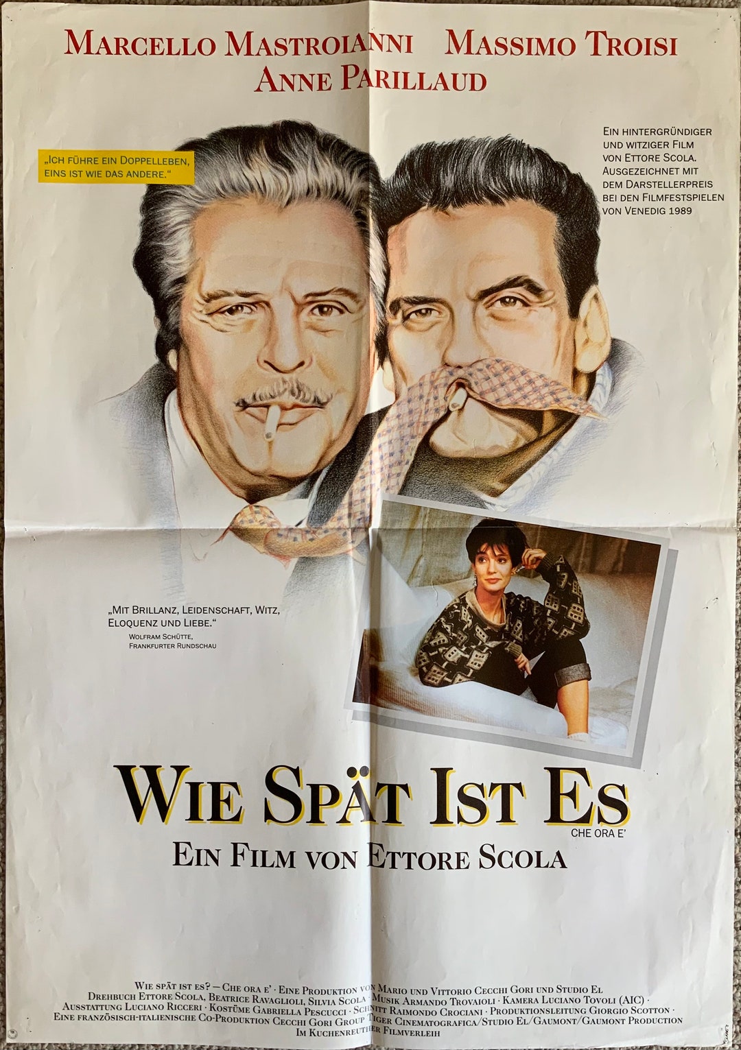 What Time is It wie Spat Ist Es Original 1989 German Poster 33x23 Etsy