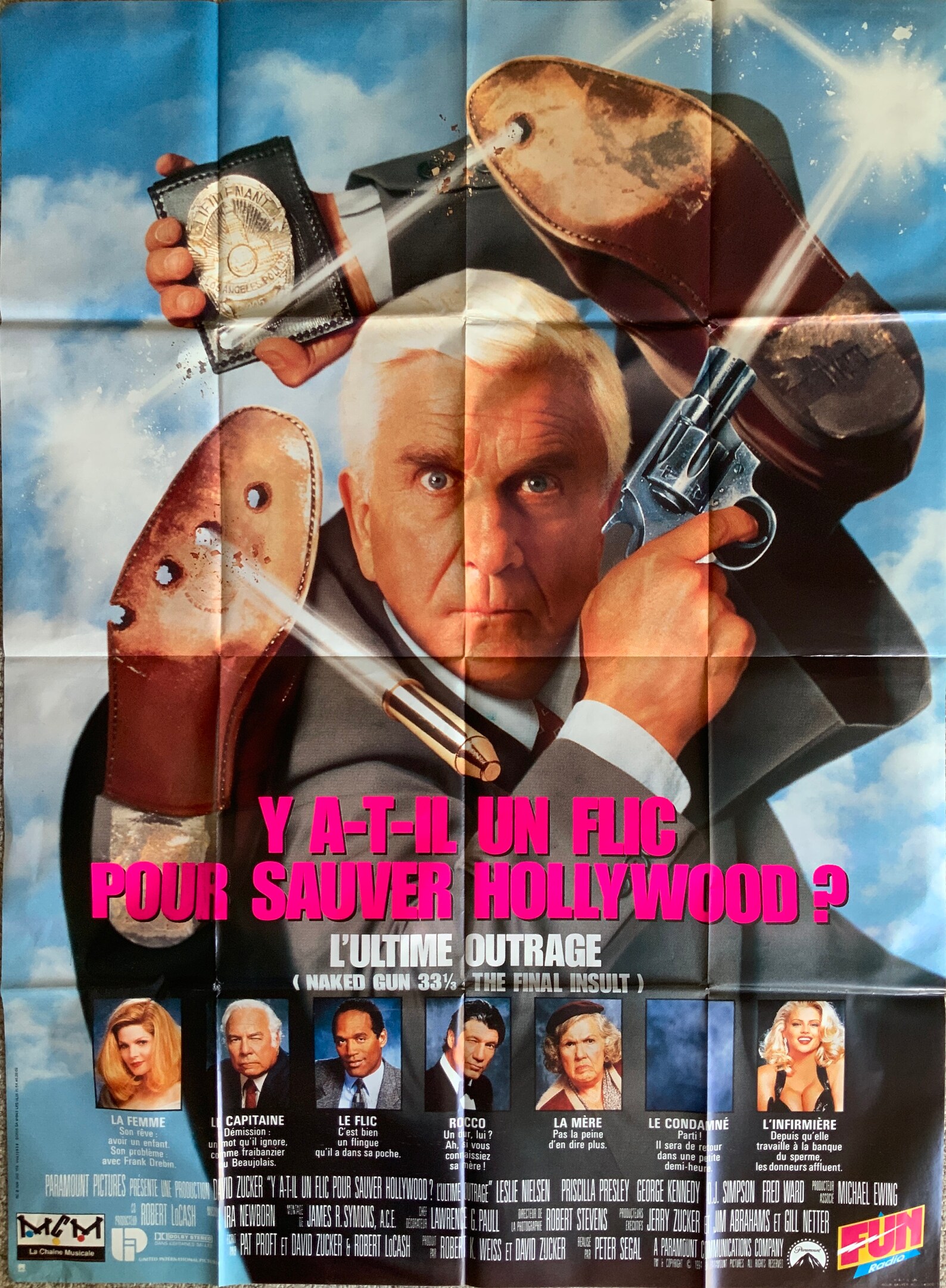 Y A T Il Un Flic Pour Sauver Hollywood Y A-t-Il Un Flic Pour Sauver Hollywood Naked Gun 331/2 | Etsy