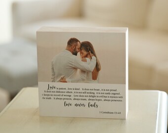 wooden  photo blocks, thick bass wood blocks, custom image on bass wood, tabletop , light wood modern home decor, personalized photo on wood